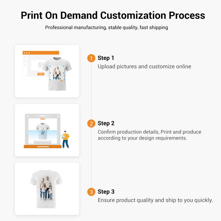 Summer Baggy Cotton Short Sleeve T-shirt Custom Made Print On Your Demand, Size: XXXL