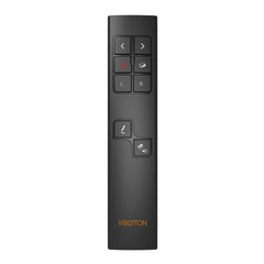 VIBOTON PP930 2.4GHz Multimedia Presentation Remote PowerPoint Clicker Wireless Presenter Handheld Controller Flip Pen, Control Distance: 30m