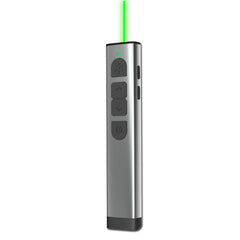 Doosl Dsit038 2.4GHz Wireless Presenter PowerPoint Clicker Representation Remote Control Green Laser Pointer, Control Distance: 100m, Green Laser