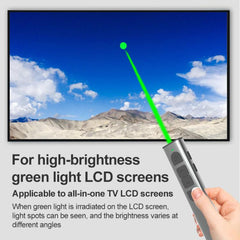 Doosl Dsit038 2.4GHz Wireless Presenter PowerPoint Clicker Representation Remote Control Green Laser Pointer, Control Distance: 100m, Green Laser