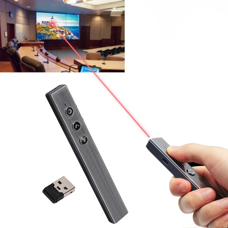 PR-20 Wireless Presenter PowerPoint PPT Clicker Presentation Remote Control Pen Laser Pointer Flip Pen with Air Mouse Function, Laser Pointer Flip Pen