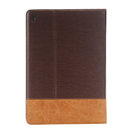 Horizontale Klapphülle aus Leder mit Kreuzstruktur, Halter, Kartenfächern und Geldbörse für iPad Pro 9,7 Zoll, für iPad Pro 9,7 Zoll