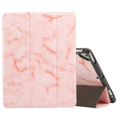 Marble Texture Pattern Horizontal Flip Case for iPad 9.7 (2018) , with Three-folding Holder & Pen Slots, For iPad 9.7 (2018), For iPad 9.7 (2018) & iPad Air & iPad Air 2 & iPad Pro 9.7 & iPad 9.7 2017