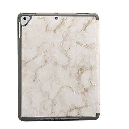 Marble Texture Pattern Horizontal Flip Case for iPad 9.7 (2018) , with Three-folding Holder & Pen Slots, For iPad 9.7 (2018), For iPad 9.7 (2018) & iPad Air & iPad Air 2 & iPad Pro 9.7 & iPad 9.7 2017