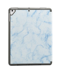 Marble Texture Pattern Horizontal Flip Case for iPad 9.7 (2018) , with Three-folding Holder & Pen Slots, For iPad 9.7 (2018), For iPad 9.7 (2018) & iPad Air & iPad Air 2 & iPad Pro 9.7 & iPad 9.7 2017