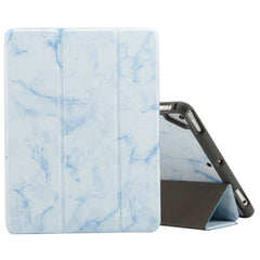 Marble Texture Pattern Horizontal Flip Case for iPad 9.7 (2018) , with Three-folding Holder & Pen Slots, For iPad 9.7 (2018), For iPad 9.7 (2018) & iPad Air & iPad Air 2 & iPad Pro 9.7 & iPad 9.7 2017