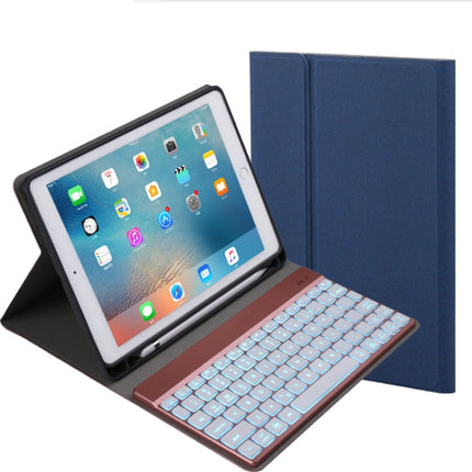 508A Detachable Bluetooth Keyboard + Horizontal Flip Leather Tablet Case with Holder & Colorful Backlight for iPad Pro 9.7 inch, iPad Air, iPad Air 2, iPad 9.7 inch (2017), iPad 9.7 inch (2018), 508A Wine Red, 508A Blue, 508A Black, 508A Champagne Gold