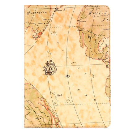 Horizontale Klapphülle aus Leder mit Kartenmuster, Halterung, Kartenfächern und Geldbörse für iPad Pro 9,7 Zoll, zufällige Musterlieferung, PRI2001A, PRI2001B, PRI2001C