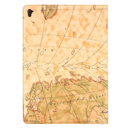 Horizontale Klapphülle aus Leder mit Kartenmuster, Halterung, Kartenfächern und Geldbörse für iPad Pro 9,7 Zoll, zufällige Musterlieferung, PRI2001A, PRI2001B, PRI2001C