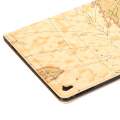 Funda de cuero con tapa horizontal con patrón de mapa, soporte, ranuras para tarjetas y billetera para iPad Pro de 9,7 pulgadas, entrega con patrón aleatorio, PRI2001A, PRI2001B, PRI2001C