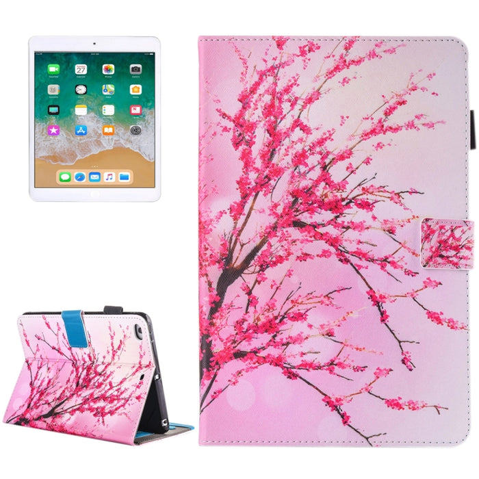 Funda de cuero con tapa horizontal con patrón de pintura para iPad Air / iPad Air 2 con soporte, billetera, ranuras para tarjetas y ranura para bolígrafo, para iPad Air / iPad Air 2, iPad Air / iPad Air 2