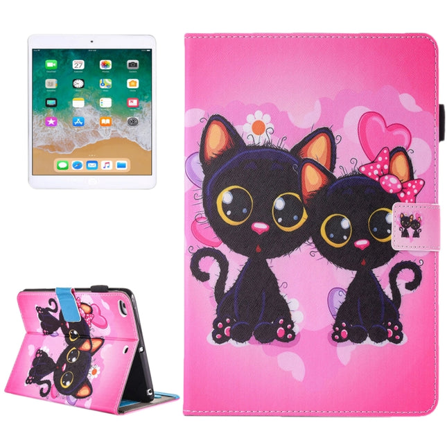 For iPad Air / iPad Air 2 Painting Pattern Horizontal Flip Leather Case with Holder & Wallet & Card Slots & Pen Slot