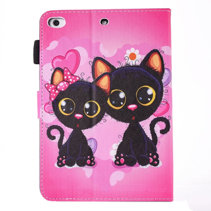 Für iPad Air / iPad Air 2, horizontales Klappetui aus Leder mit Malmuster, Halterung, Geldbörse, Kartenfächern und Stiftfach, für iPad Air / iPad Air 2, iPad Air / iPad Air 2