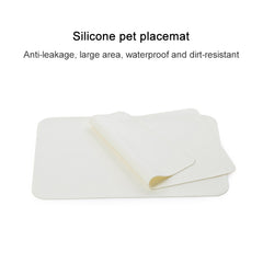 Original Xiaomi Youpin Jordan & Judy Pet Silicone Anti-spill Placemat, Size: 530x380x2.5mm (Beige), 530x380x2.5mm