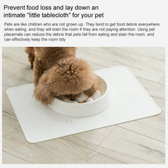 Original Xiaomi Youpin Jordan & Judy Pet Silicone Anti-spill Placemat, Size: 530x380x2.5mm (Beige), 530x380x2.5mm