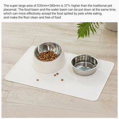 Original Xiaomi Youpin Jordan & Judy Pet Silicone Anti-spill Placemat, Size: 530x380x2.5mm (Beige), 530x380x2.5mm