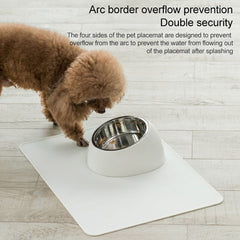 Original Xiaomi Youpin Jordan & Judy Pet Silicone Anti-spill Placemat, Size: 530x380x2.5mm (Beige), 530x380x2.5mm