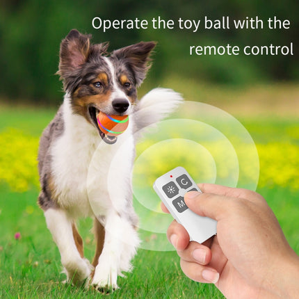 O1 Intelligent Remote Control Pet Toy Dog Training Luminous Ball