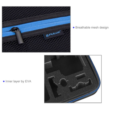 PULUZ Waterproof Carrying and Travel Case for for GoPro, Insta360, DJI and Other Action Cameras Accessories, Medium Size: 23cm x 17cm x 7cm, For GoPro, Size: 23cm x 17cm x 7cm