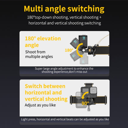 Arnés con correa para la cabeza de liberación rápida magnética PULUZ, correa para la cabeza