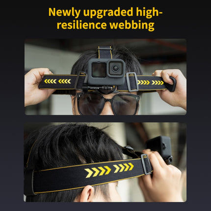 Arnés con correa para la cabeza de liberación rápida magnética PULUZ, correa para la cabeza