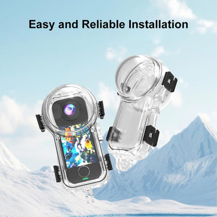 For Insta360 X4 Air PULUZ 50m Waterproof Sealed Diving Case, For Insta360 X4 Air
