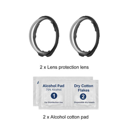 For Insta360 X4 Air PULUZ Rotation Optical Glass Lens Guard  Protective Cover, For Insta360 X4 Air