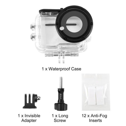 For Insta360 GO Ultra PULUZ 50m Waterproof Case Camera Dive Housing Cover, For Insta360 GO Ultra