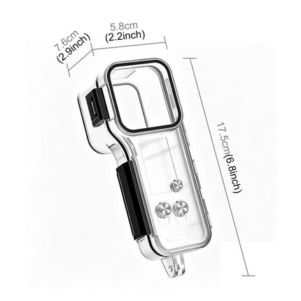 For DJI Osmo Pocket 4 Gimbal Camera 50m Diving Waterproof Case