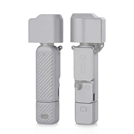 For DJI OSMO Pocket 4 PULUZ 4 in 1 Body Lens Handle Screen Silicone TPU Cover