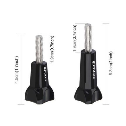 PULUZ Plastic Thumb Knob Standard Long Screw + Short ScrewGoPro, Insta360, DJI and Other Action Cameras