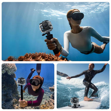 For GoPro MISSION 1 / 1 PRO PULUZ 60m Waterproof Housing Diving Protective Case with Anti-fog Sheets, For GoPro MISSION 1 / 1 PRO