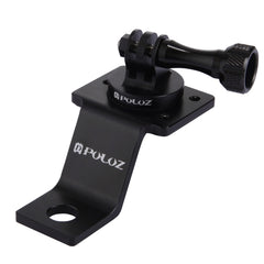 PULUZ Aluminum Alloy Motorcycle Fixed Holder Mount with Tripod Adapter & Screw for GoPro, Insta360, DJI and Other Action Cameras