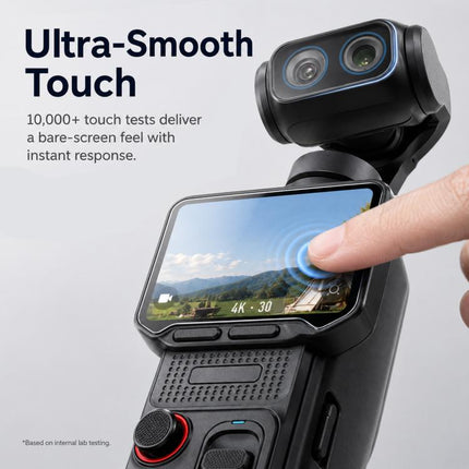 For Insta360 Luna Ultra PULUZ 9H 2.5D HD Tempered Glass Screen Film + Lens Protector, For Insta360 Luna Ultra