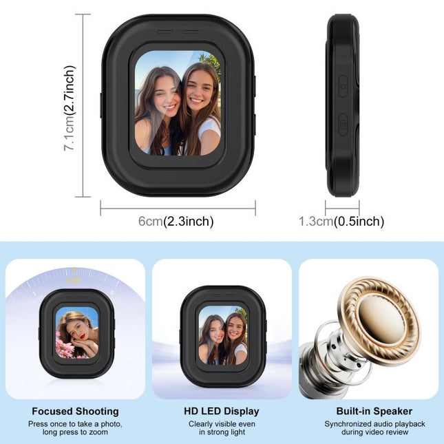 PULUZ Magnetic Phone Vlog Selfie Monitor Screen