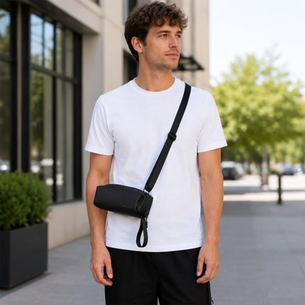 PULUZ Gimbal Camera Carrying Bag Crossbody Protective Multi-compartment Bag for DJI Osmo Pocket 4P / 4 / 3, Xtra Muse / Muse 2 Pro, Insta360 Luna Ultra / X5 / X4 / X3, Multi-compartment Bag