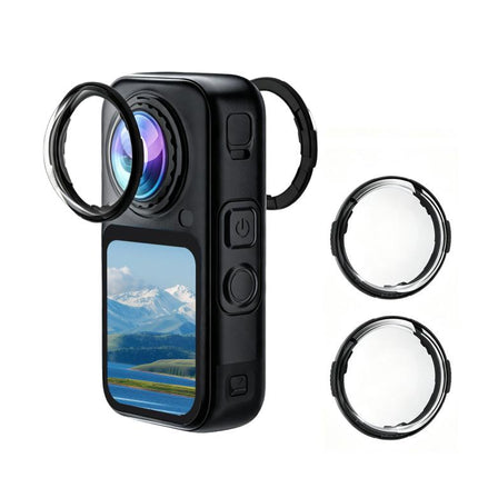 For Insta360 X6 2 PCS/Pack PULUZ Rotation Lock PC Lens Guard Protective Cover