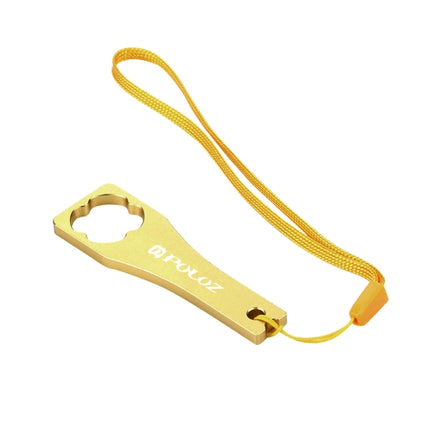 PULUZ CNC Aluminum Alloy Tighten Screw Cap Wrench Tool for GoPro Hero11 Black / HERO10 Black / HERO9 Black / HERO8 Black / HERO7 /6 /5 /5 Session /4 Session /4 /3+ /3 /2 /1, Xiaoyi and Other Action Cameras, Wrench (Aluminum Material) Blue��������������...