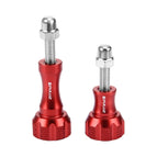 2 Red Screws (Aluminum) / Red