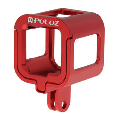 PULUZ Gehäuseschale CNC-Aluminiumlegierung Schutzkäfig mit Versicherungsrahmen für GoPro HERO5 Session /HERO4 Session /HERO Session, für HERO5 Session mit Rahmen UK-Lager, für HERO4 Session UK-Lager, für HERO5 Session mit Rahmen US-Lager