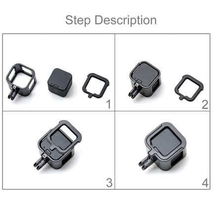 PULUZ Housing Shell CNC Aluminum Alloy Protective Cage with Insurance Frame for GoPro HERO5 Session /HERO4 Session /HERO Session, For HERO4 Session with Frame, For HERO5 Session with Frame, For HERO5 Session