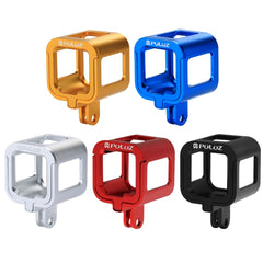 PULUZ Gehäuseschale CNC-Aluminiumlegierung Schutzkäfig mit Versicherungsrahmen für GoPro HERO5 Session /HERO4 Session /HERO Session, für HERO5 Session mit Rahmen UK-Lager, für HERO4 Session UK-Lager, für HERO5 Session mit Rahmen US-Lager