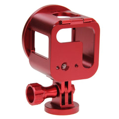 PULUZ Housing Shell CNC Aluminum Alloy Protective Cage Kit with Metal Wrench & Lens Cap & Screw & Tripod Adapter for GoPro HERO5 Session /HERO4 Session /HERO Session, For HERO4 Session