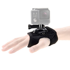 PULUZ 360 Degree Rotation Glove Style Palm Strap Mount Band for GoPro, Insta360, DJI and Other Action Cameras, Glove Palm Strap, Glove Palm Strap(AE)