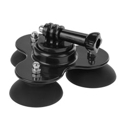 PULUZ Triangle Suction Cup Mount with Screw for GoPro, Insta360, DJI and Other Action Cameras, Triangle Sucker Mount