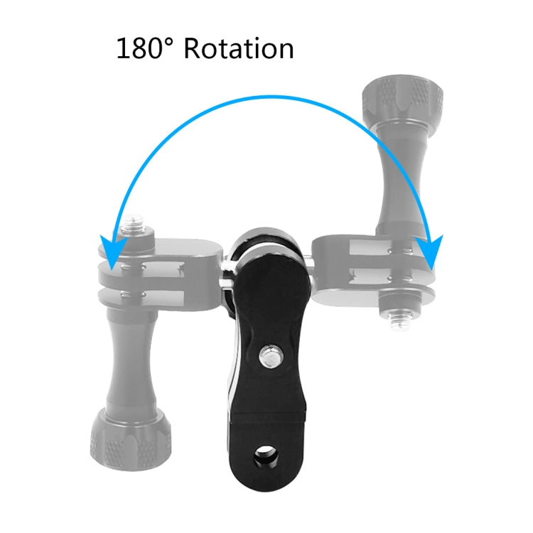 PULUZ CNC-Aluminium-Kugelgelenkhalterung mit 2 langen Schrauben für GoPro, Insta360, DJI und andere Actionkameras, CN-Lager, Kugelgelenkhalterung (US)