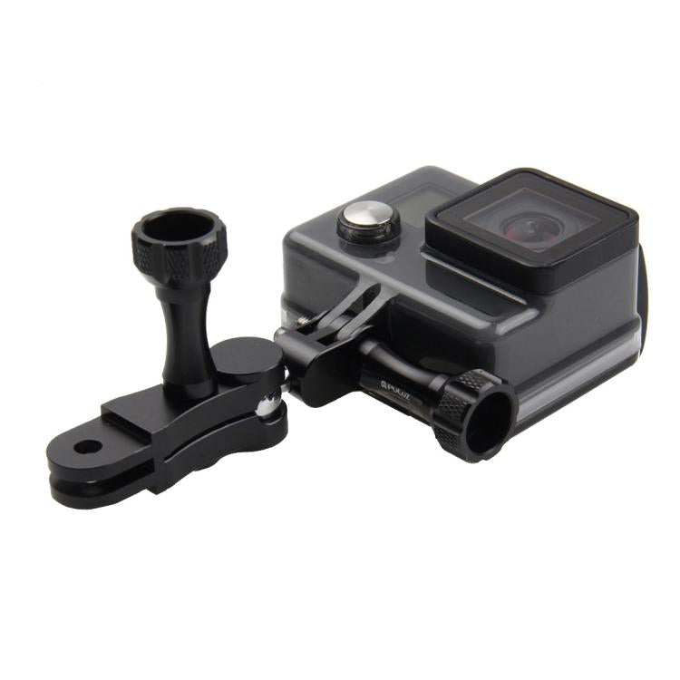 PULUZ CNC-Aluminium-Kugelgelenkhalterung mit 2 langen Schrauben für GoPro, Insta360, DJI und andere Actionkameras, CN-Lager, Kugelgelenkhalterung (US)