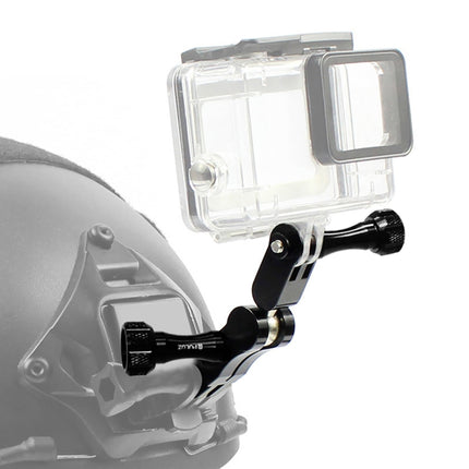 PULUZ CNC Aluminum Ball Joint Mount with 2 Long Screws for GoPro, Insta360, DJI and Other Action Cameras, CN Stock