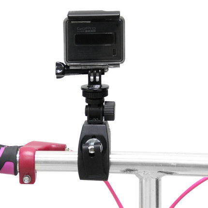 Soporte para manillar de bicicleta y motocicleta PULUZ con soporte para trípode y tornillo para GoPro, Insta360, DJI y otras cámaras de acción, soporte alargado