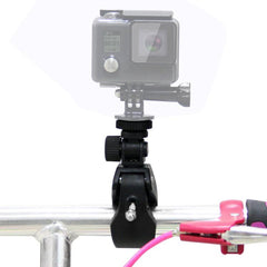 Soporte para manillar de bicicleta y motocicleta PULUZ con soporte para trípode y tornillo para GoPro, Insta360, DJI y otras cámaras de acción, soporte alargado